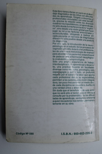 Neuropediatría. Neuropsicología Y Aprendizaje C188 (Usado)