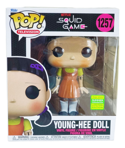 Funko Pop! Squid Game Round 6 Young-hee Doll #1257 Sdcc 2022