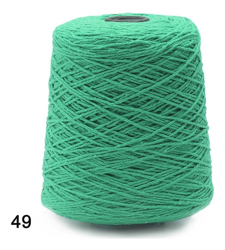 Barbante Fial Colorido N.06 700g 717mts Crochê Cor 49- Jade