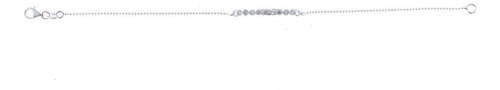 Pulsera De Plata 925 19 Cm Color Plateado