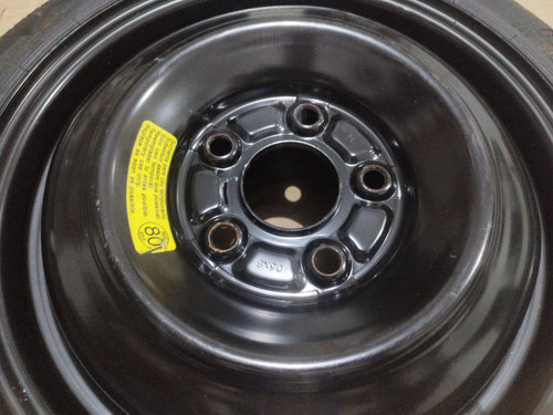 Roda Estepe Honda Civic 2012 A 2016 T125/70/d15 Original Preto (Usado)