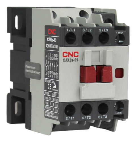 Contactor Cjx2s 9a Bobina 220v 1no 1nc