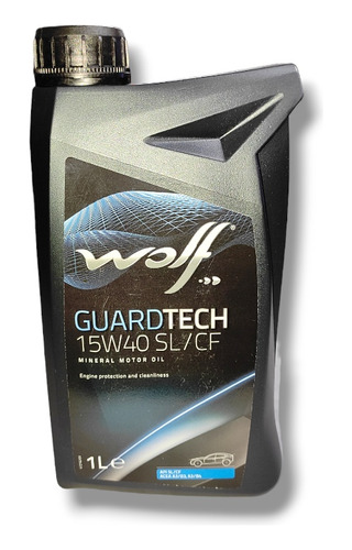 Aceite Wolf Guardtech Mineral 15w40 Sl/cf 