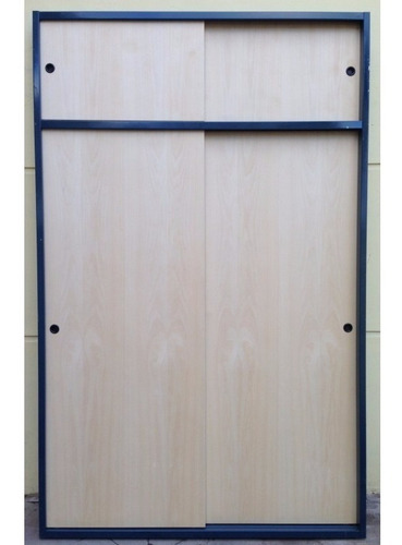 Frente De Placard 120x240 Guatambu C/bau. Corredizo Chapa 18