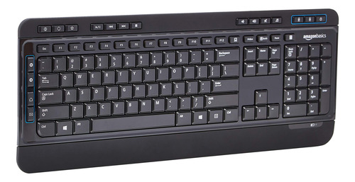 Combo De Teclado Y Ratón Inalámbricos Amazon Basics De Tamañ