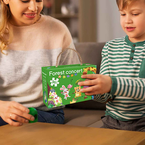 Puzle Infantil S Puzzle Puzzle De Papel, Caja De Regalo 8009