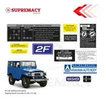 Comprar Adhesivos Toyota Land Cruiser Fj40 Fj45