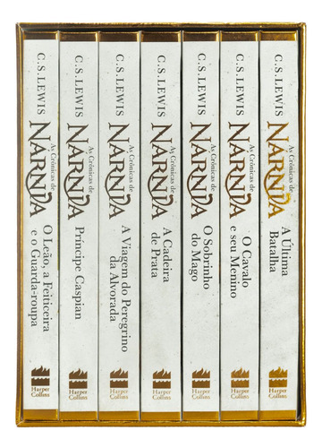 Box 7 Livros As Crônicas De Nárnia | Capa Dura | Edição De Luxo