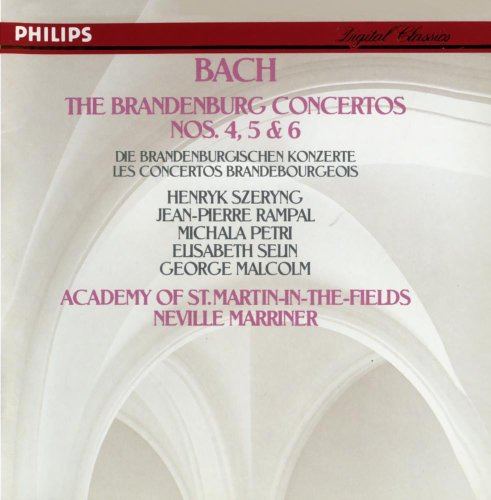 Conciertos Brandenburgueses De Bach 4, 5 & 6