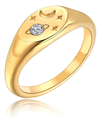 Joliernelle Love You To The Moon And To Saturn - Anillo Dor.