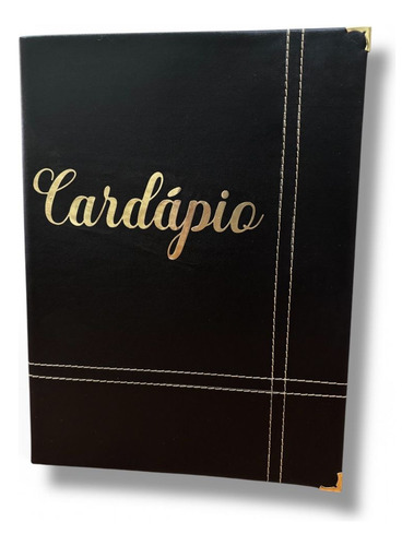 Porta Cardápio 10 Un C/ 7 Bolsas Tamanho A4 Menu Restaurante