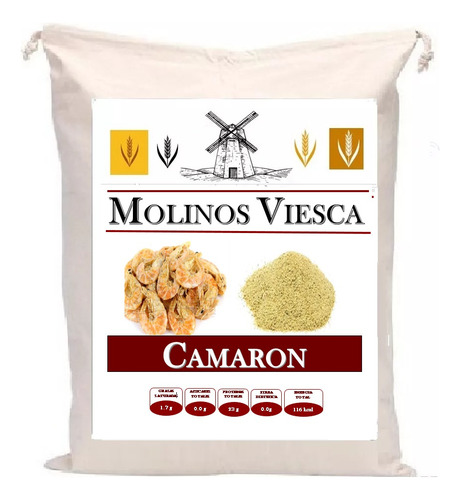 1 Kg De Camarón Deshidratado En Polvo Excelente Calidad