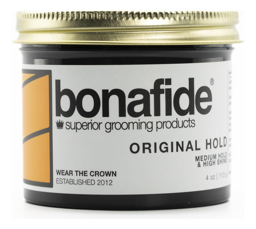 Pomada Bona Fide, Fijación Original, 4 Oz. | Pomada A Base