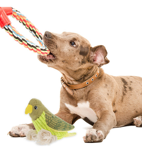Peluche Para Perros Squeaky Dog Toy Of War Interactive