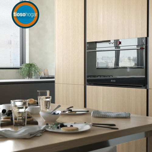 Imagen 3 de 10 de Horno Gourmet Luxor Gas Folium 900 Valvula Doble Vidrio