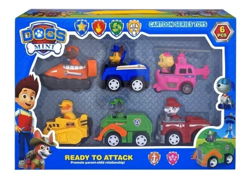 Set De 6 Juguetes Acción Patrulla Canina Paw Patrol | Cuotas sin interés