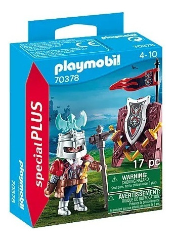 Figura Armable Playmobil Special Plus Caballero Enano 17 Piezas 3+