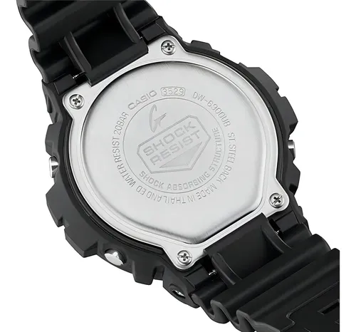 Relógio Casio G-shock Dw-6900ub-9dr Correia Preto Bisel Preto