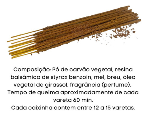 Incenso Vijayshree Golden Nag Olíbanum / Olíbano Cx.6un.15g