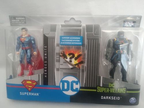 Imagen 1 de 2 de Superman Vs Darkseid  Liga De La Justicia Spin Master