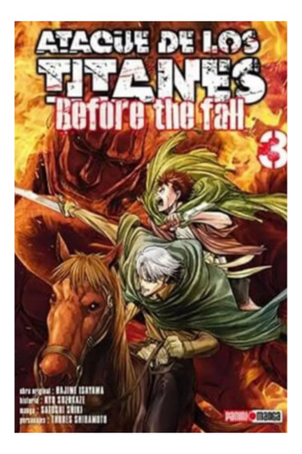 Ataque De Los Titanes: Before The Fall, De Ryo Suzukaze. Editorial Planet Manga, Tapa Blanda En Español, 2019