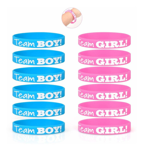 Hotusi Gender Reveal Bracelets For Baby Shower Party Gender 