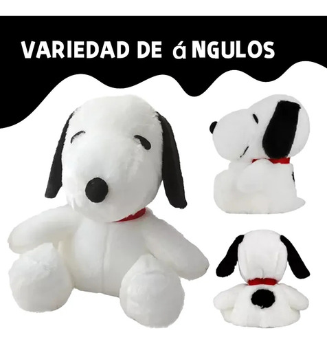 Peluche Snoopy Jumbo Clásico Color Blanco
