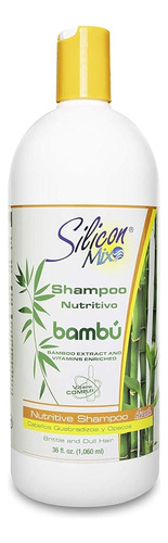 Silicon Mix Nutritivo Bambú Champú 36 Fl Oz Champú Nutritivo