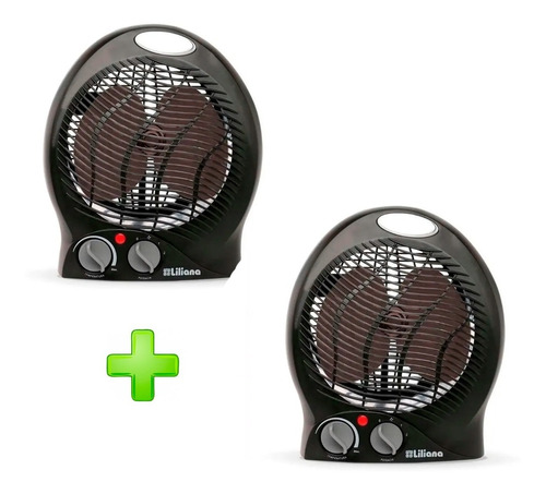 Combo Caloventores Liliana 2000 W. 2 Niveles Ultraliviano