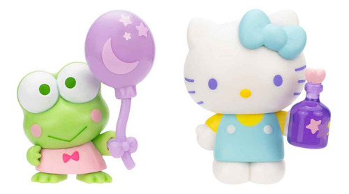 2 Bonecas Keroppi E Hello Kitty (poção Azul) - Hello Kitty
