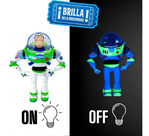 Cyc Buzz Lightyear Con Alas Toy Story Parlante 30cm T371816