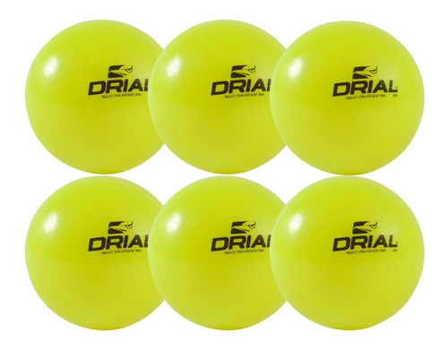 Bocha De Hockey Drial - Pack X 6 Bochas Profesionales