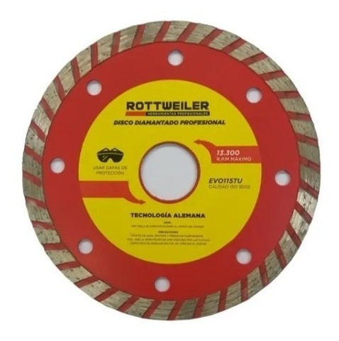 Imagen 2 de 4 de Disco Diamantado 115 Mm 4 1/2 Turbo