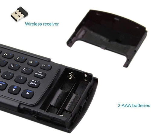 Air Mouse Para Android Tv Box, Gimibox Mx3 Pro Teclado 2.4g