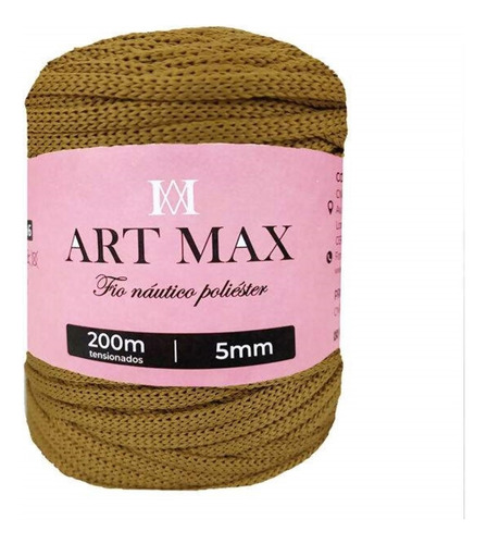 Fio Nautico 5mm Artmax 200m Cor Ouro Antigo