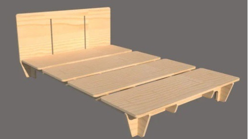 Cama Light 2p Pantano Pallet