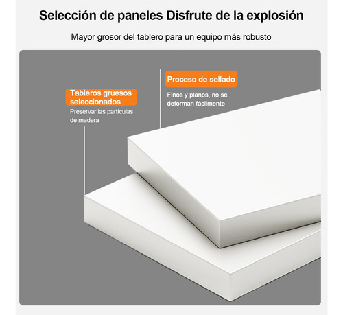 Escritorio De Estudio Y Ordenador De 100 Cm Con Estante Blanco