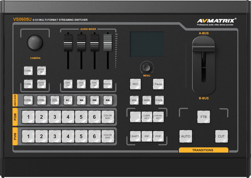 Avmatrix Vs0605 Switcher/mixer Video 6ch Sdi/hdmi Streaming