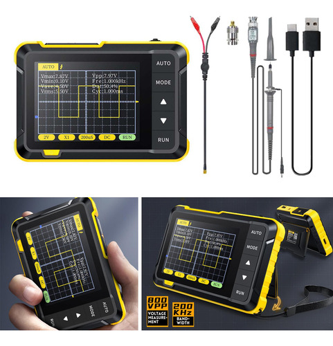 Osciloscópio Digital Osciloscópio Multímetro 200 Khz
