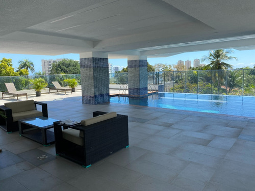 Imagen 20 de 21 de La Esperilla Apto. Nuevo, 3 Hbs, 3 Parqueos, Con Hermosa Vista Al Mar Y A La Ciudad - Área Social Con Lounge Bar Piscina Con Hidroterapia Gimnasio Spa De Masaje Sauna Área Infantil Salón
