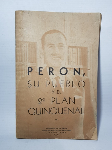 Perón Peronismo 2do Plan Quinquenal Libros + Posta Mag 56300