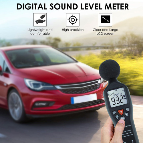 Medidor De Decibelios Digital 30db A 130db Profesional
