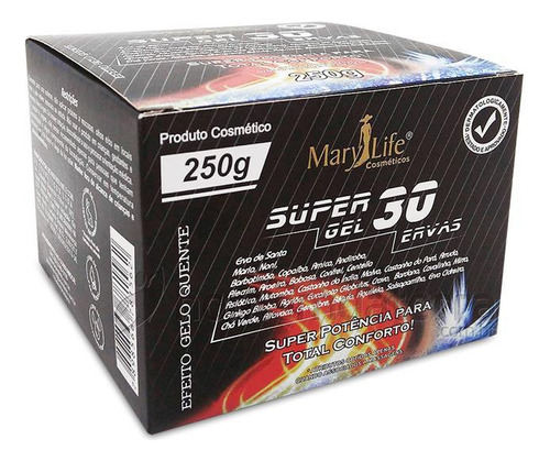 Kit 12 Super Gel 30 Ervas 250g + 1 Pomada Milagrosa 150g