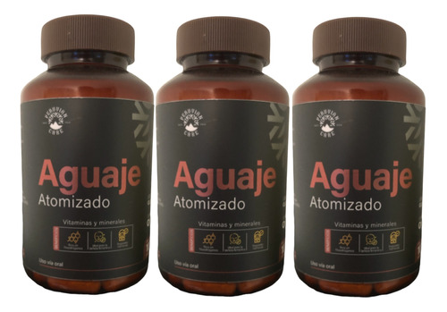 Aguaje Atomizado - Tripack X3 - 300 Cápsulas X 3 Unds.