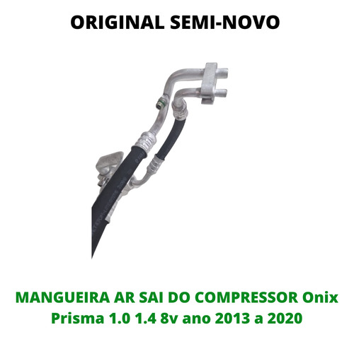 Mangueira Ar Sai Da Caixa Ar Onix Prisma 1.0 1.4 2013 A 2020