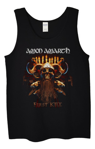 Polera Musculosa Amon Amarth First Kill Metal Abominatron