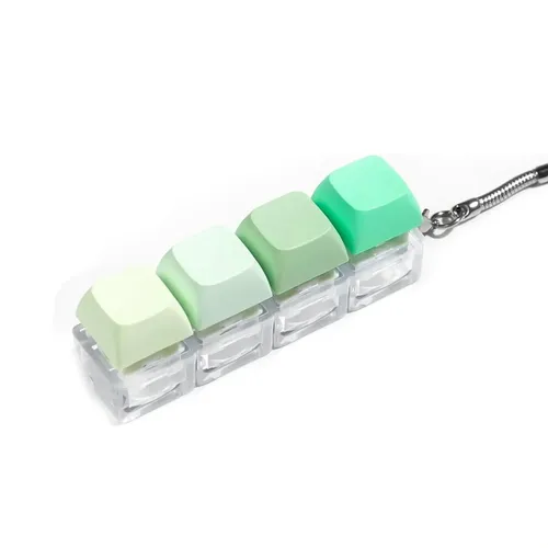 Akemi　ストレスブロッカー SEV　３点 2 Peças De Teclado Portátil Para Aliviar O Estresse, Chaveir