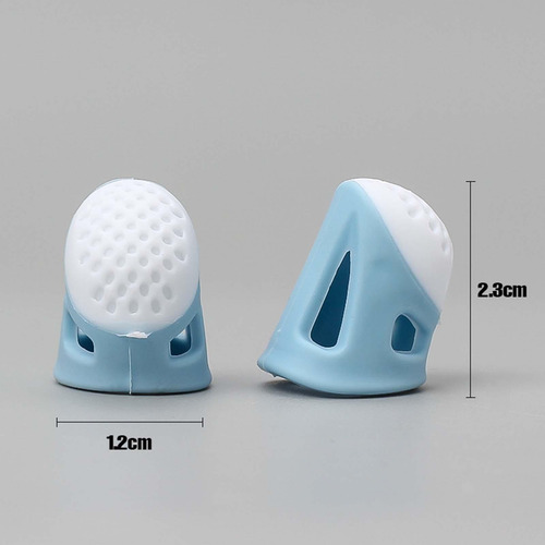 5 Protector De De Dedal De Costura De Silicona Para Acolchar