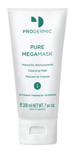 Máscara Higiene Exfoliante Pure Mega Mask 200 Ml Prodermic 