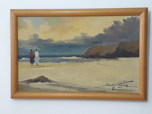 1316- Sansão Pereira Osj 44x30cm Com Moldura. Marinha. (Usado)